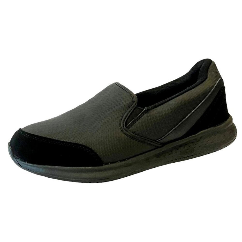 Tredsafe Enduro Pro Sara Black Slip Resistant Comfort Slip On Shoes Sz 9
